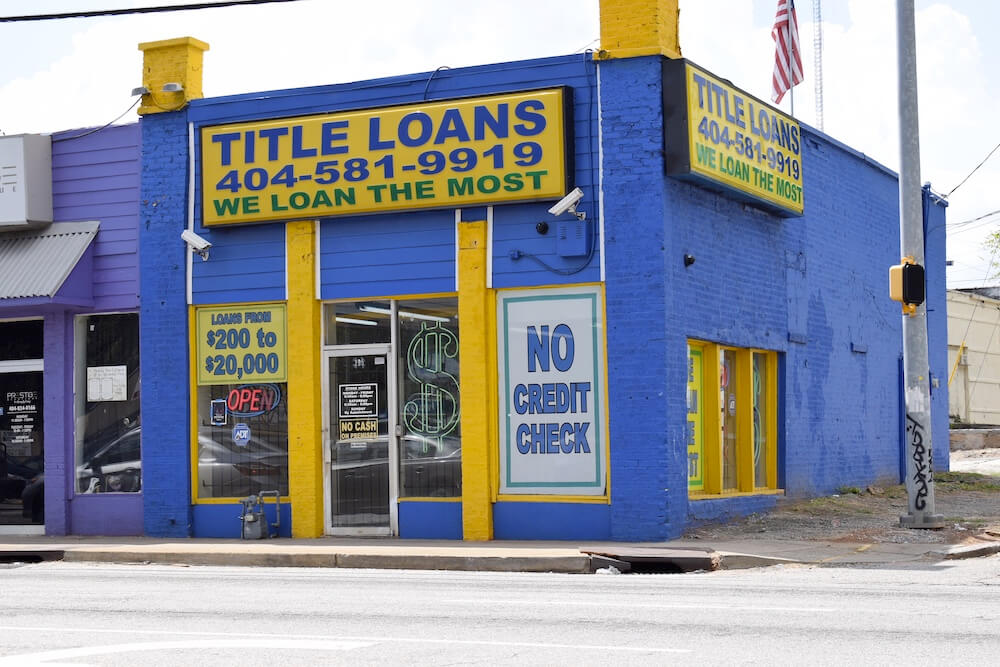 atlanta title loans storefront